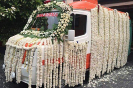 Hearse Van Decoration